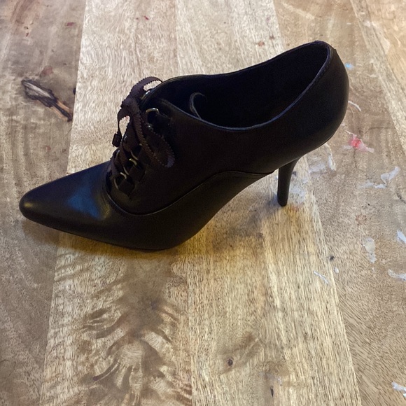 Brand new dark brown leather heels, size 7 - Picture 3 of 5